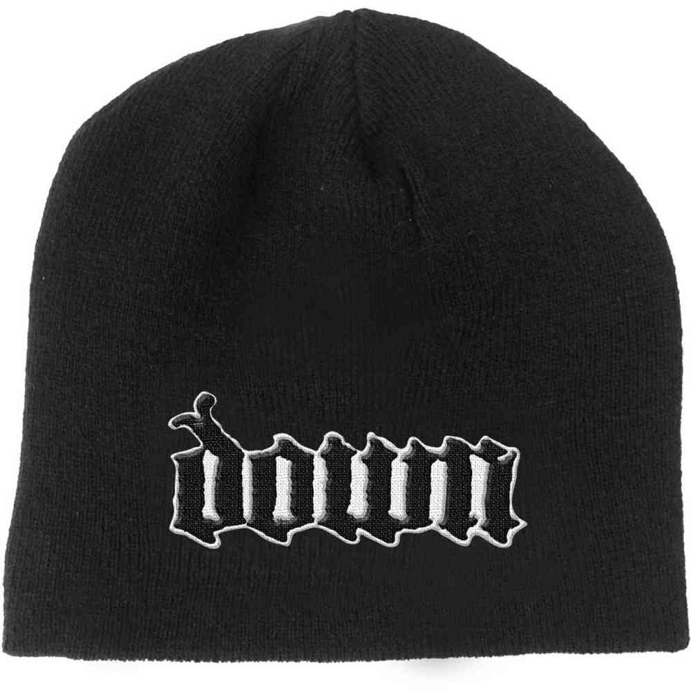 Down - Logo Beanie Muts - Zwart